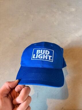 Bud Light Blue Logo Baseball Cap for Men